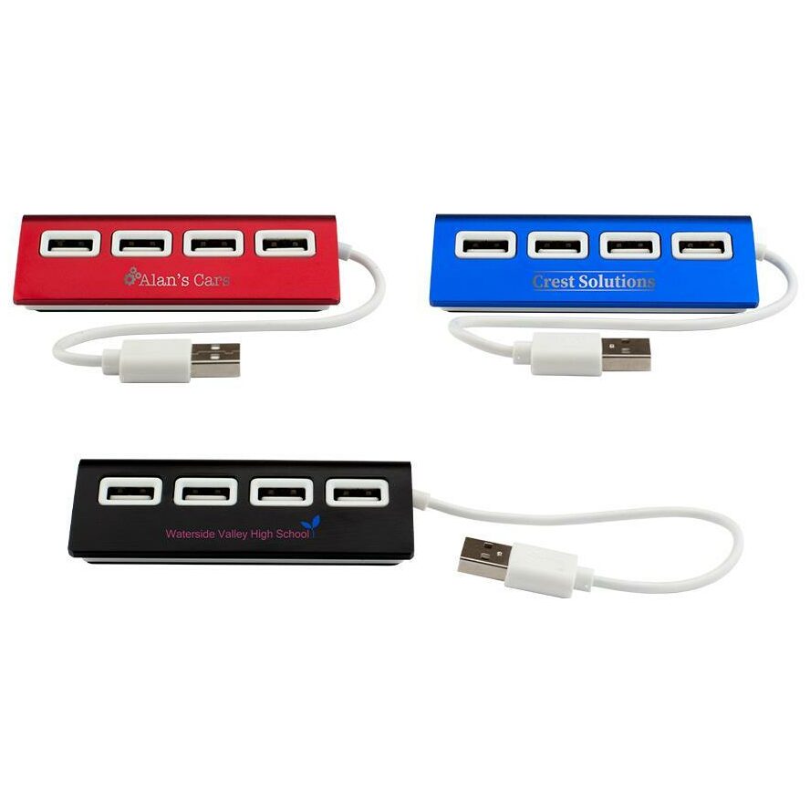 4 Port USB Aluminium Alloy Hub
