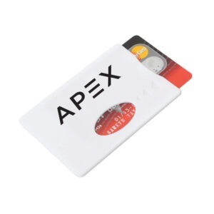 Plastic Card Case White