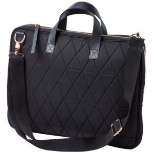 Venice Laptop Bag with Rose Gold Fittings - Plain Stock