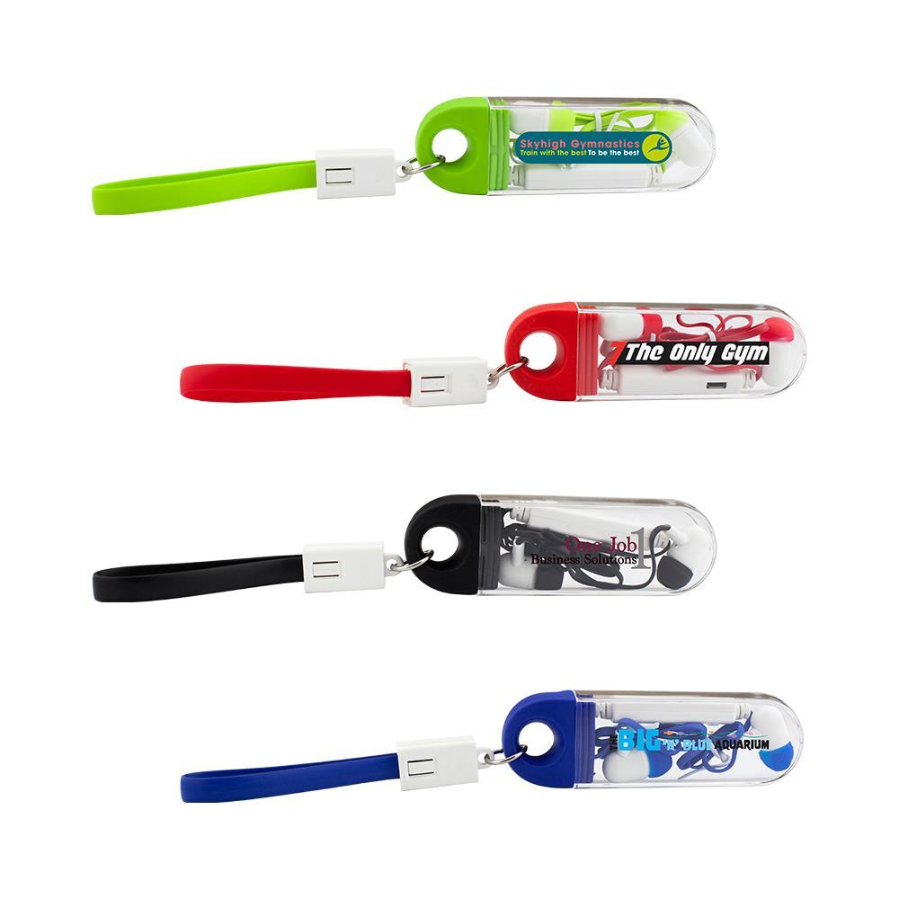 Bluetooth Earbuds in a Case Clear