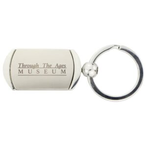 Dog Tag Keyring - Silver