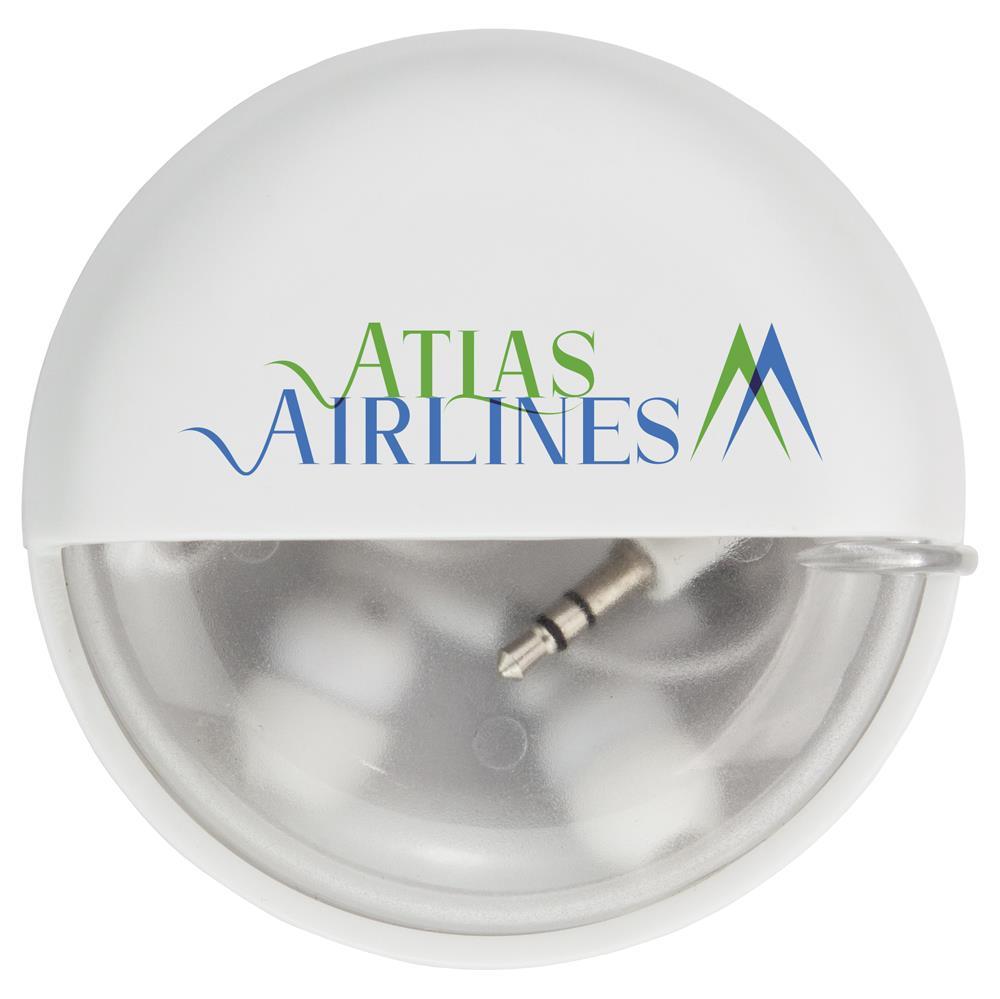 Earphones In A Pod White