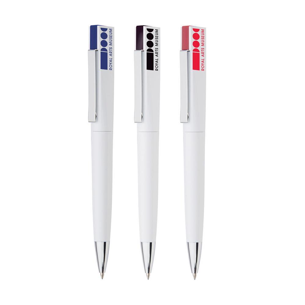 Flat Cap Pen White