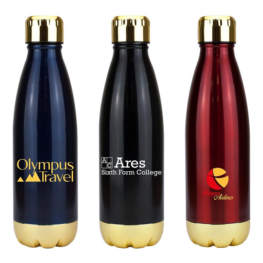 Miami Vacuum Flask - Gold Trim