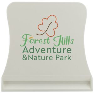 Recycled Billboard Ice Scraper White